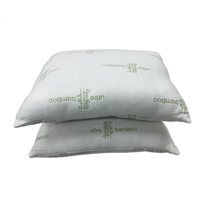 Bamboo Organic Medium Soft Pillow Set  2Pcs - Image 3